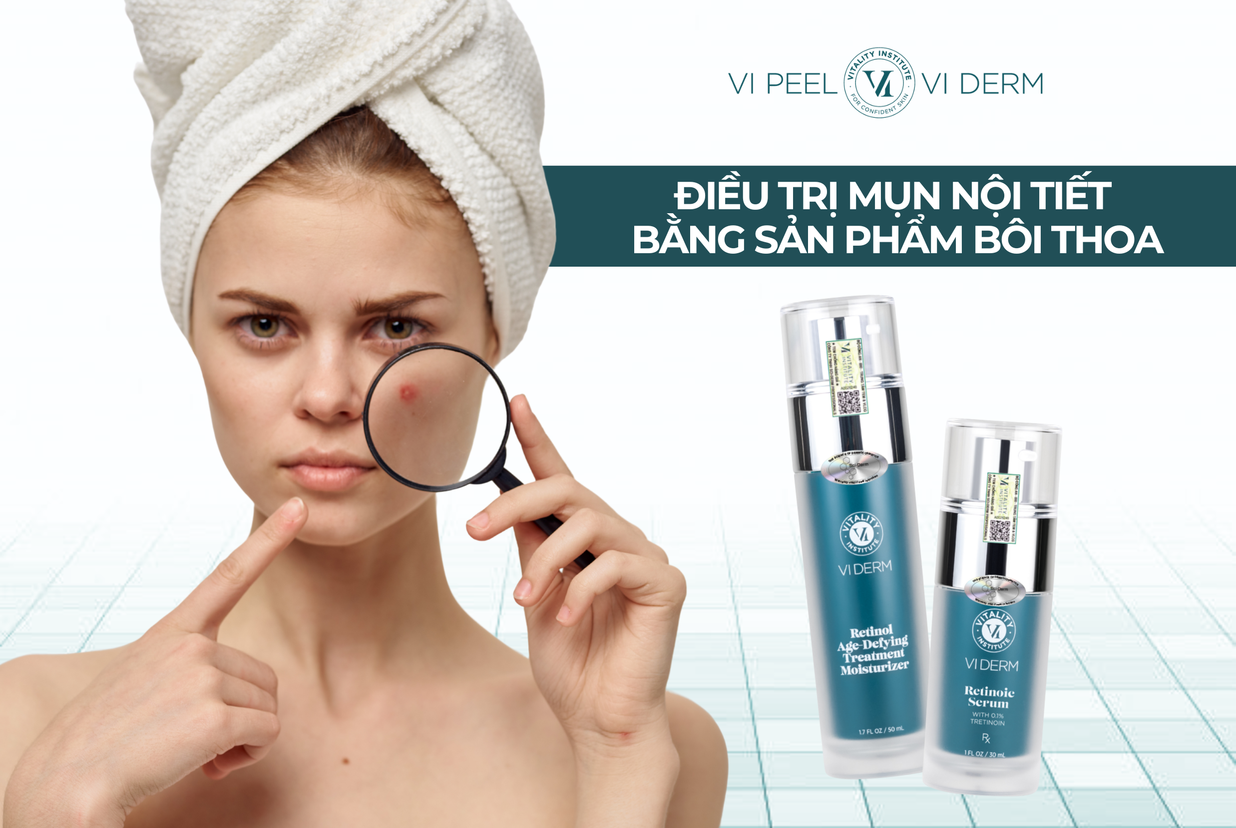 Sử dụng sản phẩm chuyên biệt làm sạch lỗ chân lông, làm mờ thâm và ngăn ngừa mụn tái phát